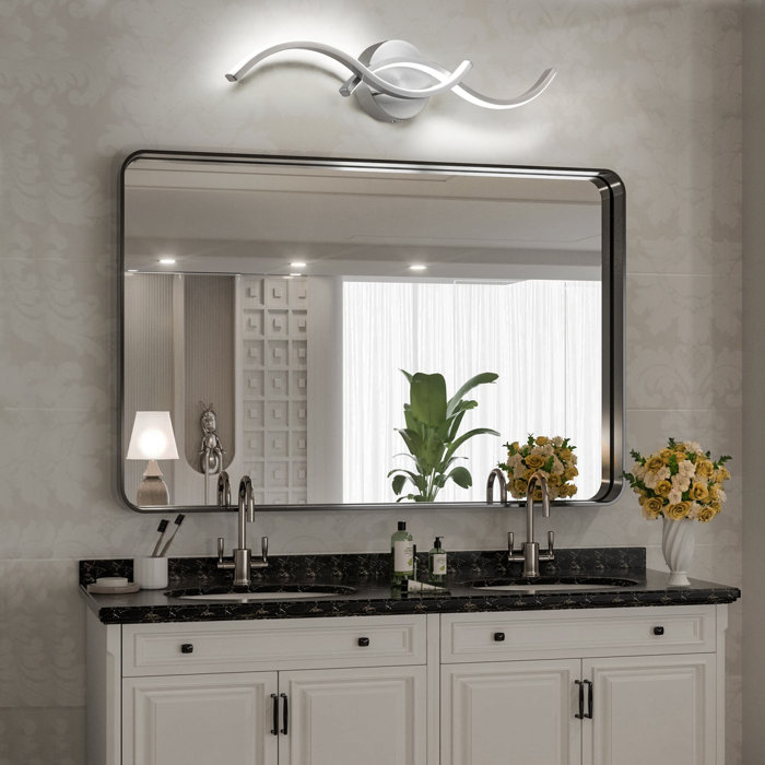 Mercer41 Brolin 2 Light Dimmable LED Vanity Light & Reviews Wayfair